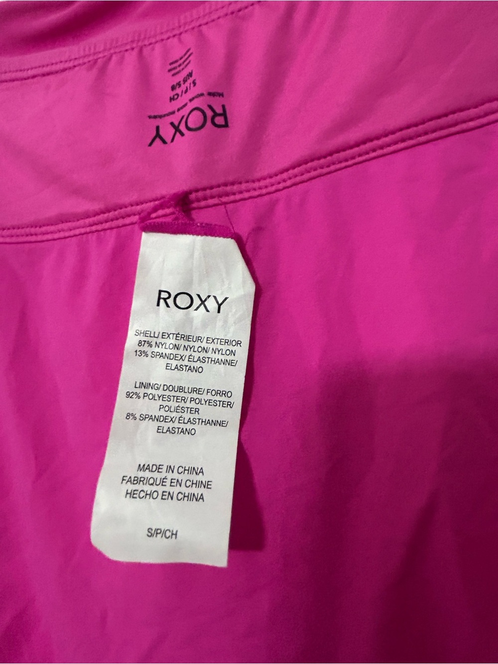 Roxy Bright Pink Swim Halter Top - Picture 4 of 4